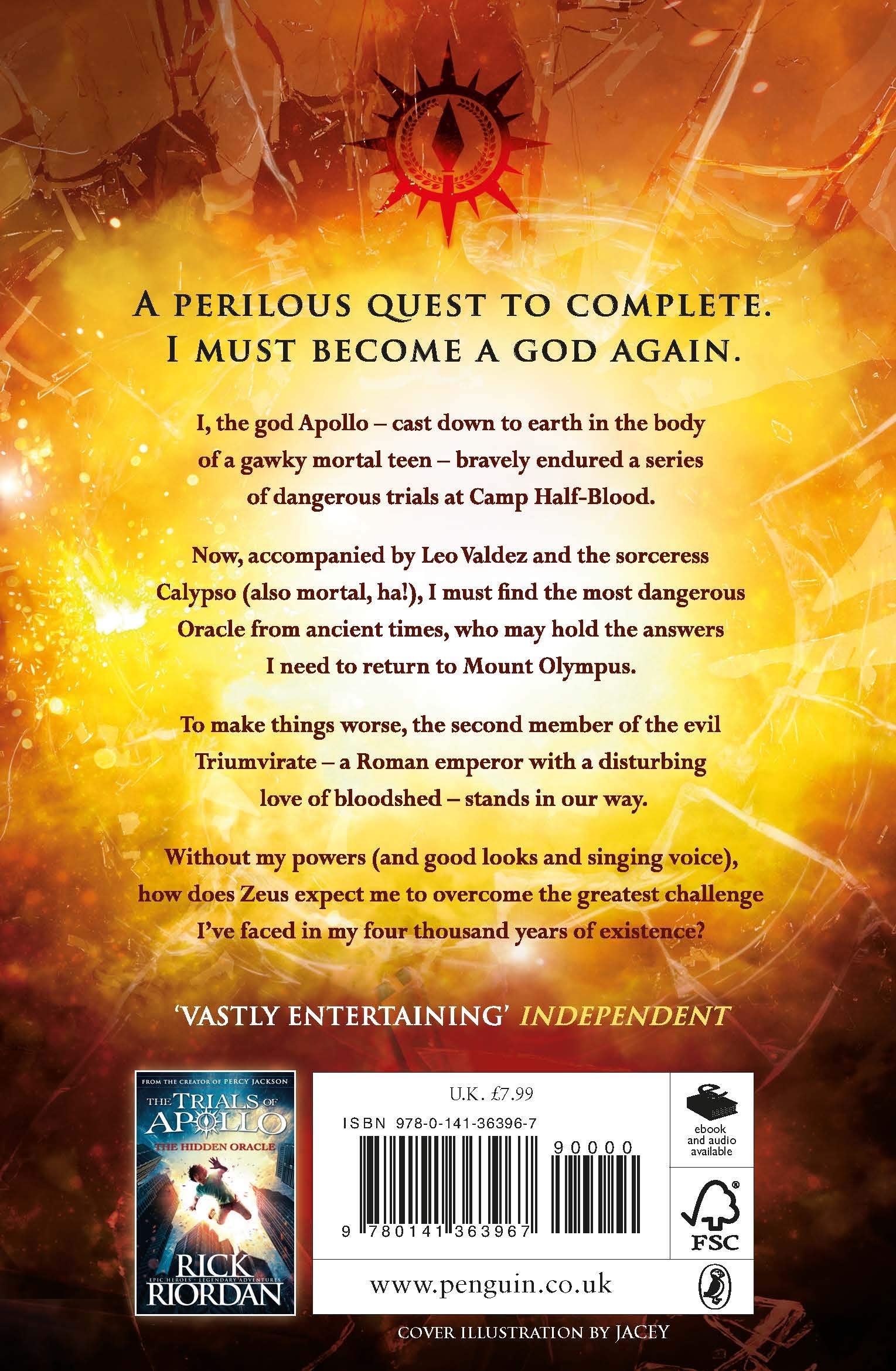 Return to Percy Jackson's World - The trials of Apollo (2): The Dark Prophecy