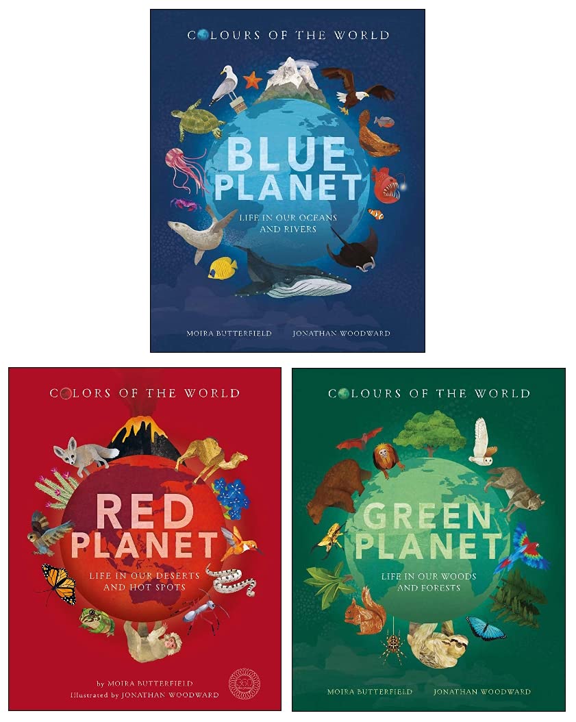 Colours of the World Slipcase : Blue Planet, Red Planet, Green Planet